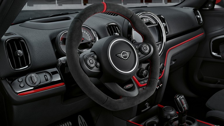 Accessoires MINI – volant JCW – Alcantara/carbone